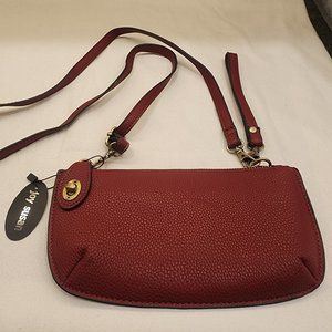 Joy Susan Mini Crossbody Wristlet Clutch in New Garnet. Still has tag